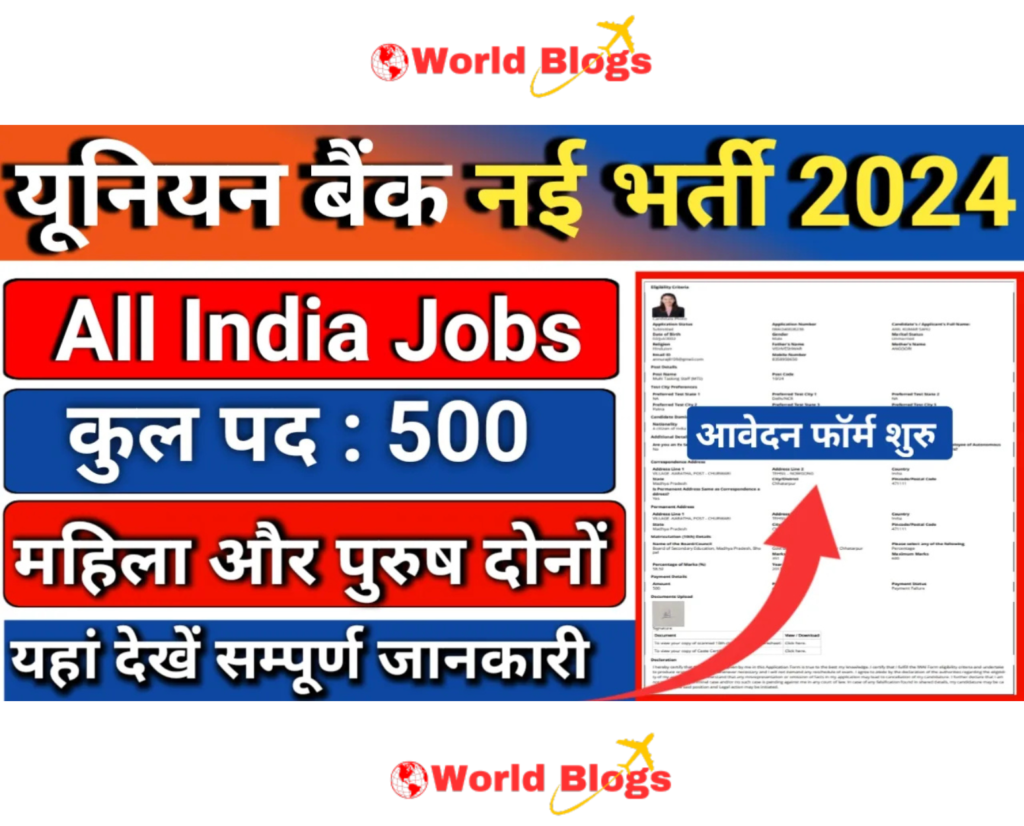Union Bank Of India Recruitment 2024 
