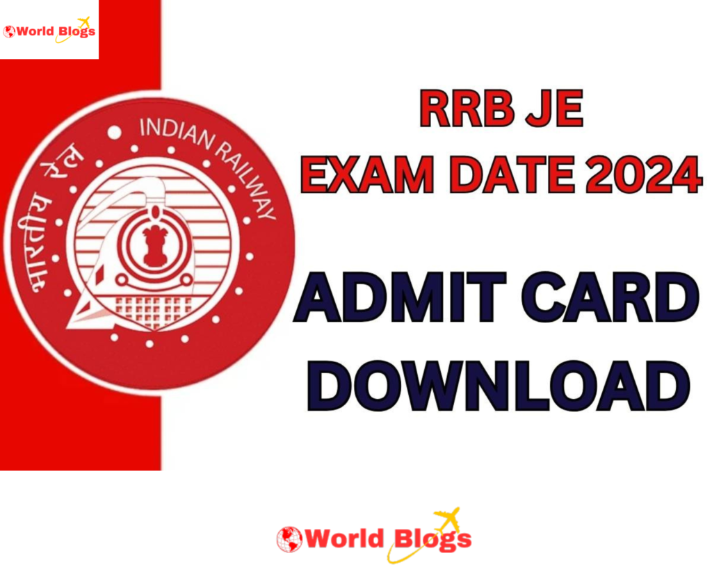 RRB JE Exam Date 2024