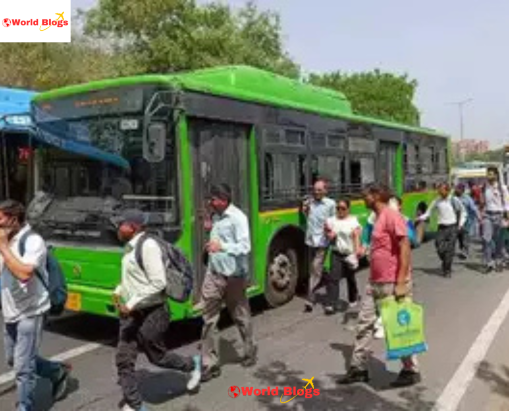 Bus Strike in Delhi