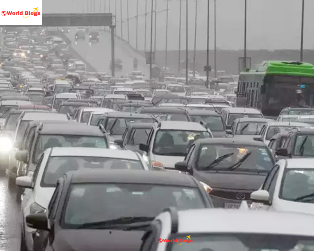 4 hour long jam on Delhi-Gurugram border